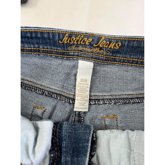 Justice jean shorts distressed look size 16 R kids - Picture 9 of 9